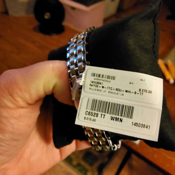 COACH 32MM BRACELET WATCH TWO-TONE STAINLESS STEEL & GOLD TONE "RAYDEN" - Picture 7 of 8